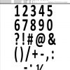 Simple and Basic die - Numbers. Alle tal, samt tegn og symboler