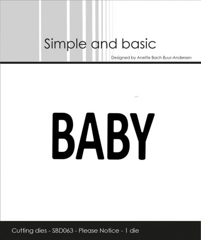 Simple and Basic die - Baby