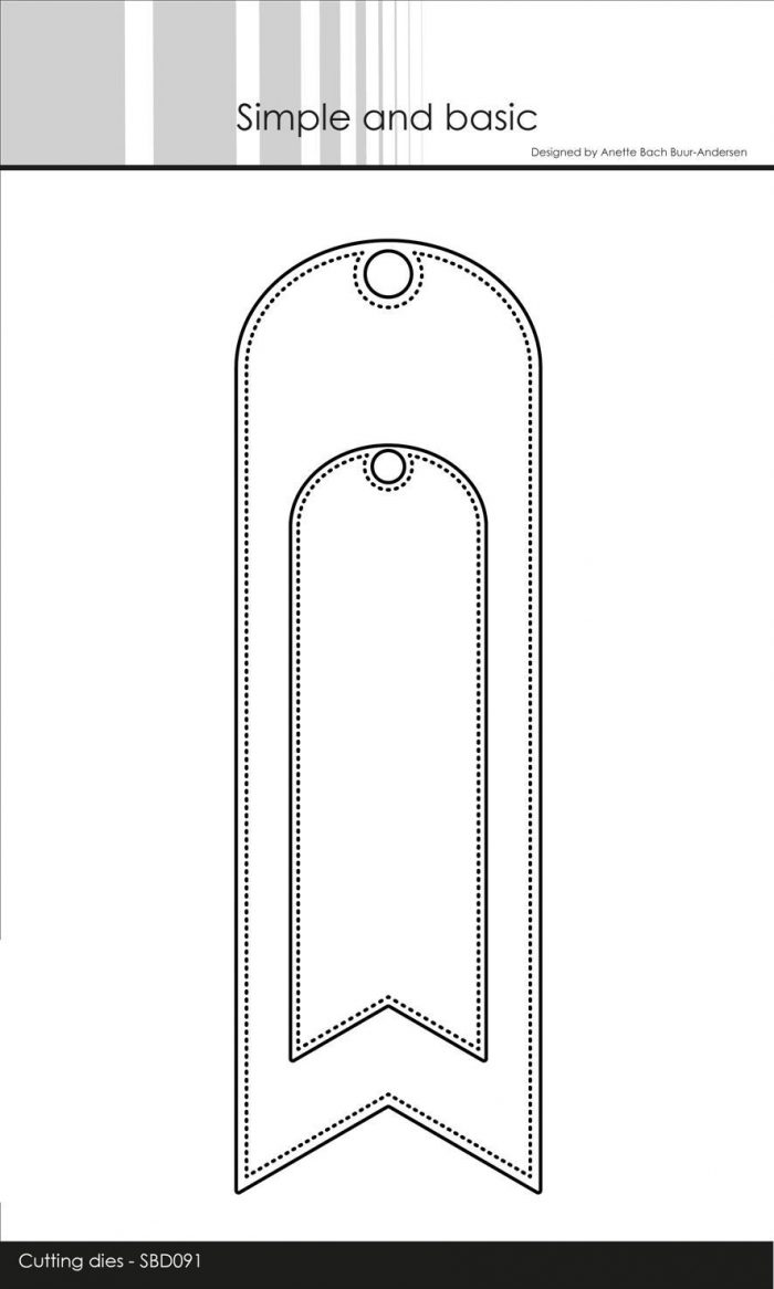 Simple and Basic die - add-on long tags - hulmønster pierced