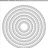 Simple and Basic die - Stamp Circles - cirkel round pierced frimærkekant