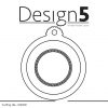 Design5 cirkler bobler bølger bølgekant scalloped scallop trekanter kors kryds julekugle tag