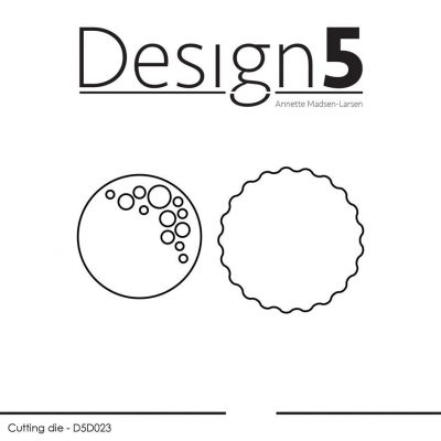 Design5 cirkler bobler bølger bølgekant scalloped scallop