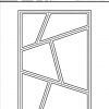 SBD170 Simple and Basic die Wonky Window A6 Simple and Basic die - Slim Card Wonky Window Frame A6