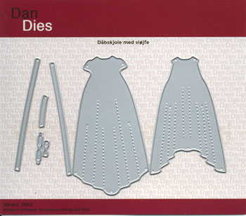 7852 Dan Dies die Dåbskjole m/ Sløjfe bånd