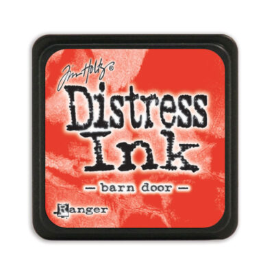 Distress Mini Ink Tim Holtz Barn Door rød stempelsværte