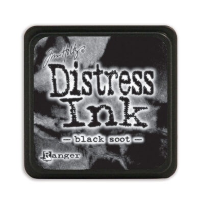 Distress Mini Ink Tim Holtz Black Soot sort stempelsværte