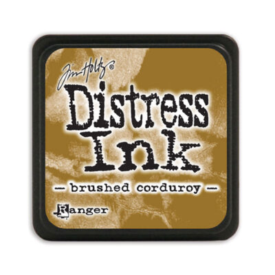 Distress Mini Ink Tim Holtz Brushed Corduroy brun stempelsværte