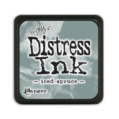 Distress Mini Ink Tim Holtz Iced Spruce brungrå stempelsværte