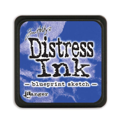 Distress Mini Ink Tim Holtz blueprint sketch mørkeblå stempelsværte
