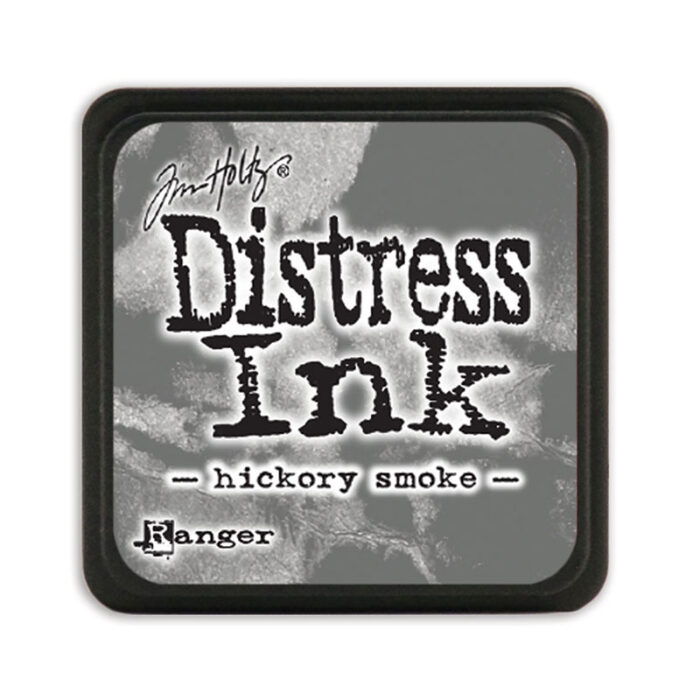 Distress Mini Ink Tim Holtz hickory smoke grå stempelsværte