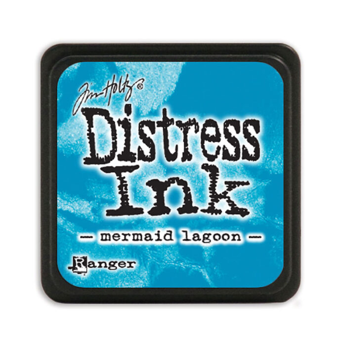 Distress Mini Ink Tim Holtz mermaid lagoon blå stempelsværte