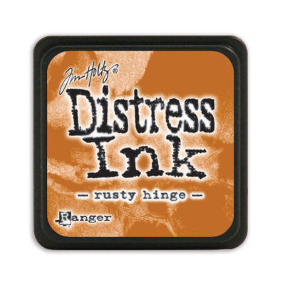 Distress Mini Ink Tim Holtz rusty hinge orange brun stempelsværte