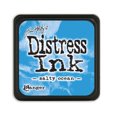Distress Mini Ink Tim Holtz salty ocean blå stempelsværte