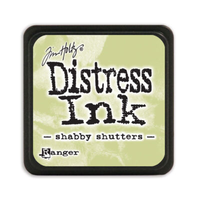 Distress Mini Ink Tim Holtz shabby shutters grøn stempelsværte