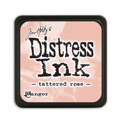 Distress Mini Ink Tim Holtz tattered rose lyserød stempelsværte
