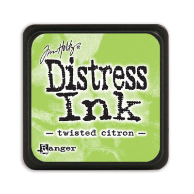 Distress Mini Ink Tim Holtz twisted citron limegrøn gul stempelsværte