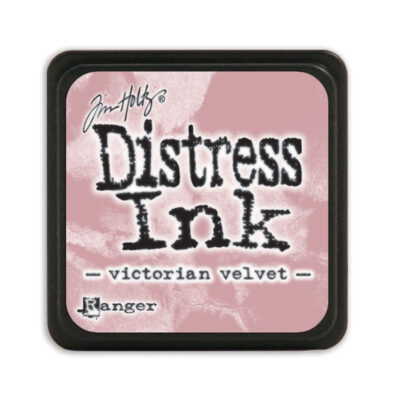 Distress Mini Ink Tim Holtz victorian velvet lyserød lilla stempelsværte