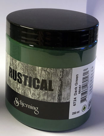 Rustical flot mat vandbaseret A-mærket Dark Green maling