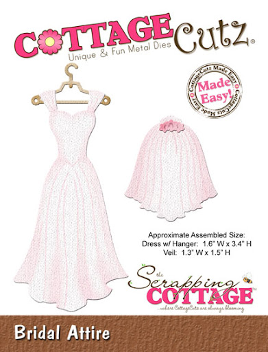 CC-001 Cottage Cutz Bridal Attire brud bryllup brudetøj brudekjole brudeslør wedding marriage weddingdress veil