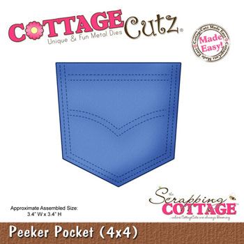 CC-4x4-322 Cottage Cutz Peeker Pocket cowboybukser bukselomme titte lomme