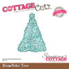 CCE-477 Cottage Cutz die Snowflake Tree snefnug træ iskrystaller