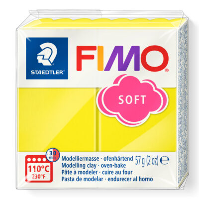 Staedtler FIMO soft Block 8020 57g solgul ler