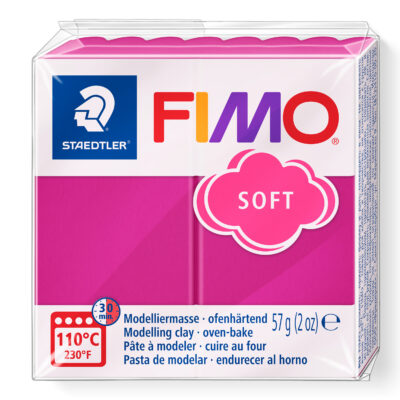 Staedtler FIMO soft Block 8020 57g lyserød pink ler