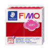 Staedtler FIMO soft Block 8020 57g rød ler