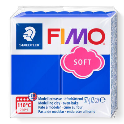 Staedtler FIMO soft Block 8020 57g mørkeblå ultramarinblå ler