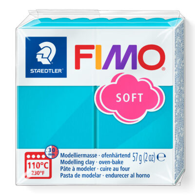 Staedtler FIMO soft Block 8020 57g lyseblå ler
