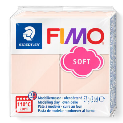 Staedtler FIMO soft Block 8020 57g lyserød rosa ler