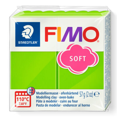 Staedtler FIMO soft Block 8020 57g lysegrøn ler