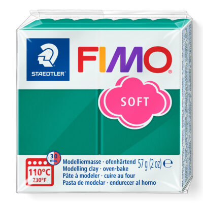 Staedtler FIMO soft Block 8020 57g turkis grøn ler