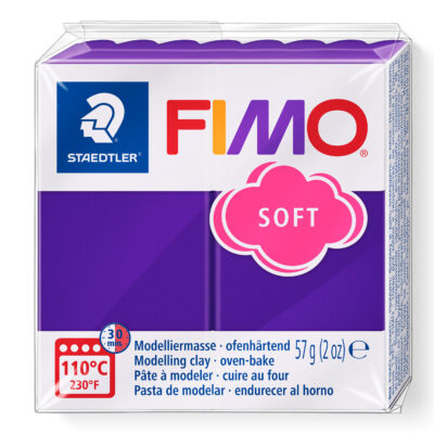 Staedtler FIMO soft Block 8020 57g violet lilla ler
