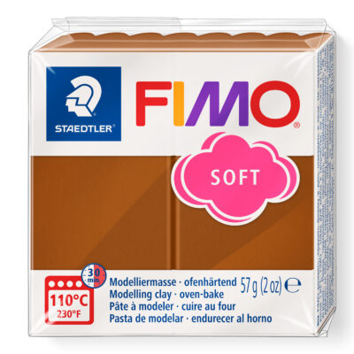Staedtler FIMO soft Block 8020 57g lysebrun ler