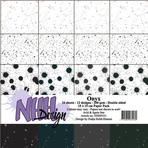 NHHP331 NHH Design paperpad Onyx sort