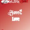 BLD1054 By Lene dies Love kærlighed bryllup valentines day dag tekster