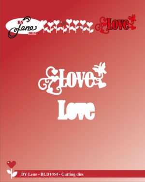 BLD1054 By Lene dies Love kærlighed bryllup valentines day dag tekster