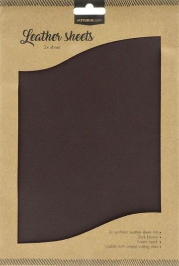 FLSSL03 Studio Light Faux Leather læderkarton mørkebrun