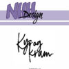 NHHC169 + NHHD169 NHH Design sæt Kys og Kram stempel stempler tekster