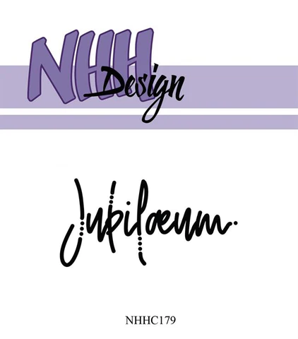 NHHC179 + NHHD179 NHH Design sæt Jubilæum tekster stempel stempler