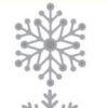 CraftEmotions Cutting die snow crystals snowflake snefnug snekrystaller