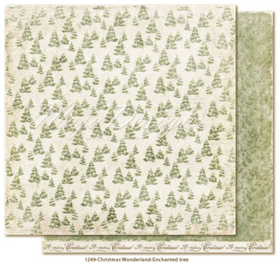 1249 Christmas Wonderland Enchanted tree jul kristtjørn juletræ grøn green