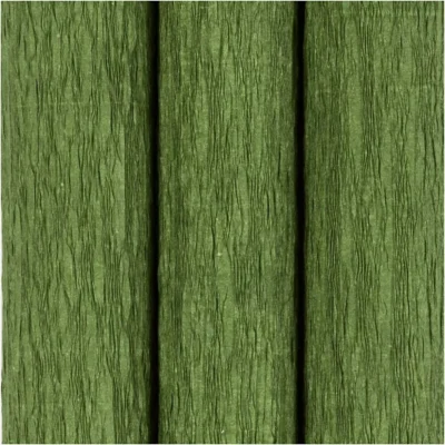 Crepe papir grøn mørkegrøn dark green løvfarvet