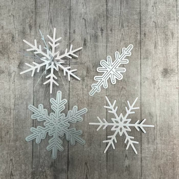 7916 Dandies 3D Snefnug Stor snowflake