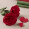 977475 Crepepapir Rose crepeblomster rød rose