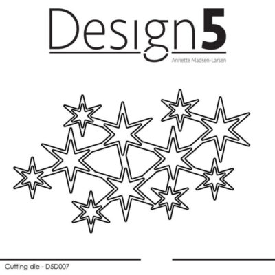 Design5 dies D5D007 Stars stjerner