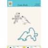 Nellie Snellen die & stempel sæt - HDCS026 - Sporophila Klerkefinker fugle exotic birds