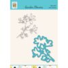 Nellie Snellen Diecut & Clear Stamp Sets Flowers Series Magnolia-2 Magnolietræ blomster
