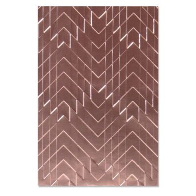 664761 Sizzix embossing folder Chevrons zig zag sildebensmønster